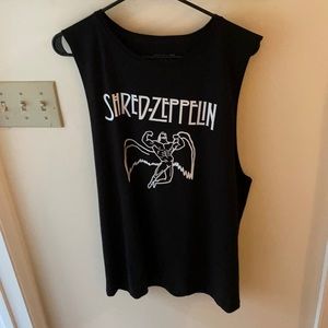 BSL SHRED ZEPPELIN MUSCLE TANK CUT-OFFS - BLACK